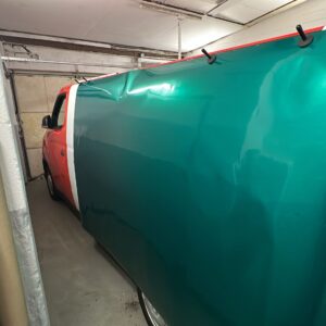 Aus alt mach neu, Upcycling. Die Folierung. Fahrzeug 2.